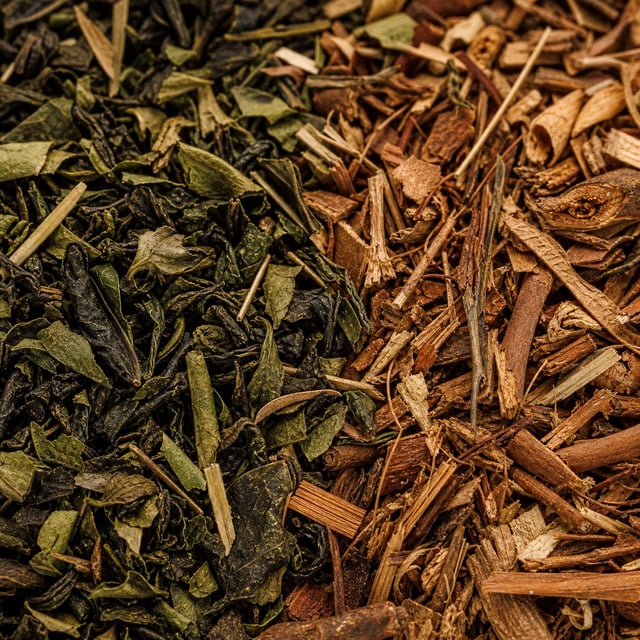 His Fertile Fires botanicals up close