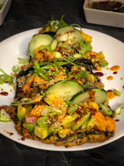 Alkaline Vegan Sushi Tacos from The Electric Eats.